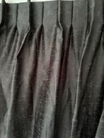 8222  stel antraciet verduisterende gordijnen (235x230cm), Huis en Inrichting, Stoffering | Gordijnen en Lamellen, Ophalen of Verzenden