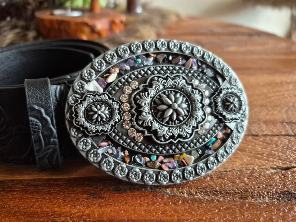 Riem Bohemian Style Nieuw!, Kleding | Dames, Riemen en Ceinturen, Zwart, Nieuw, Ophalen of Verzenden, 3 tot 5 cm
