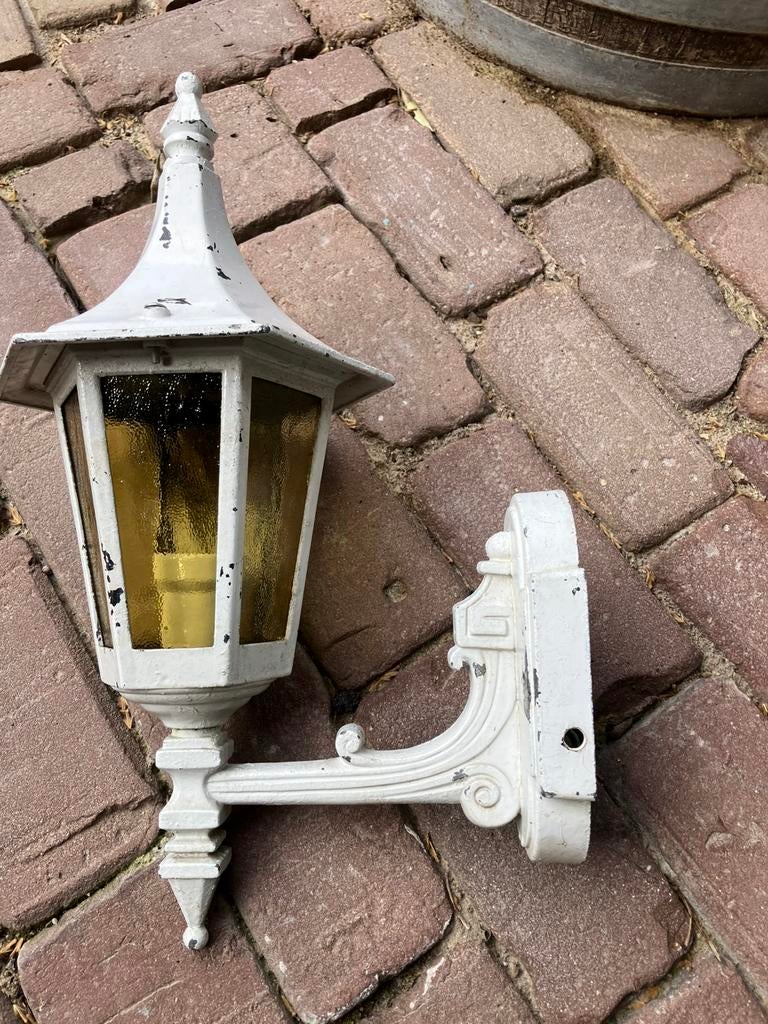 Lantaarn, Tuin en Terras, Buitenverlichting, Ophalen of Verzenden, Zo goed als nieuw, Netvoeding, Staande lamp