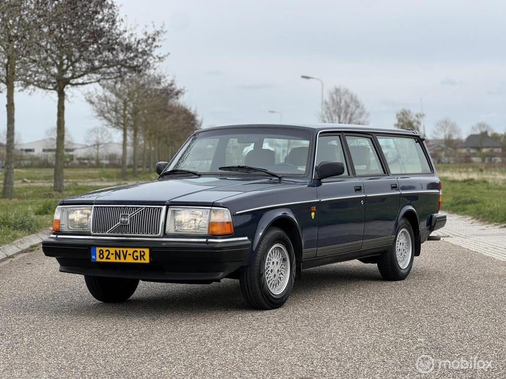 Volvo 240 2.3i GL Estate 1993, Auto's, Oldtimers, Blauw, Handgeschakeld, Volvo, Geïmporteerd