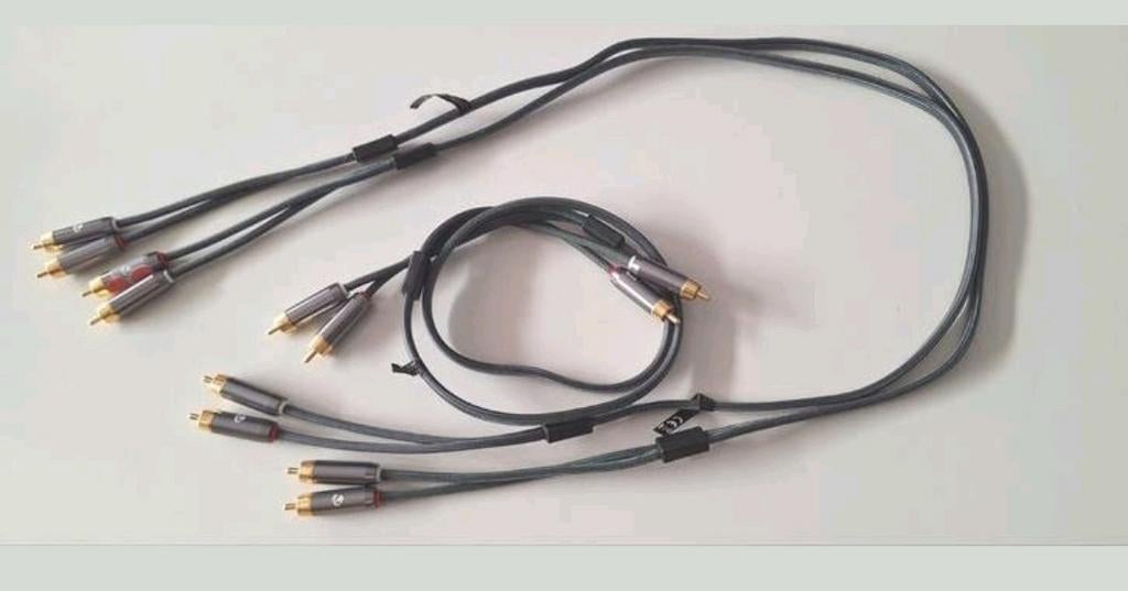 Nedis RCA analoog tulp kabel set van 3 stuks aanbieding, Audio, Tv en Foto, Audiokabels en Televisiekabels, Ophalen of Verzenden