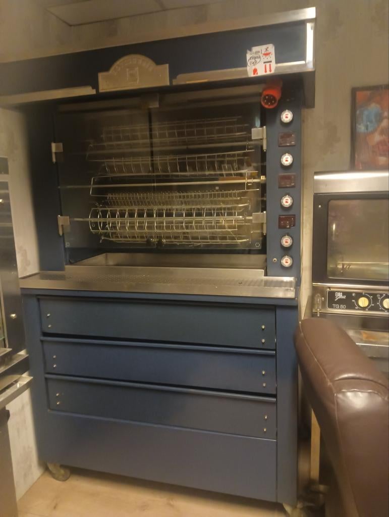 Kippengrill,ubert,rt44,topoccaision,zeer compleet,380v, Ophalen of Verzenden