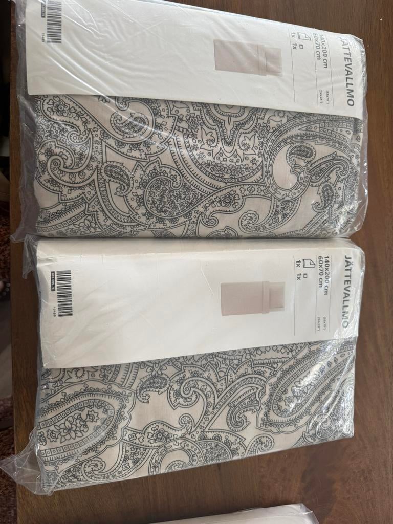 2x IKEA, dekbedovertrek eenpersoons 140  200, Ophalen, Zo goed als nieuw