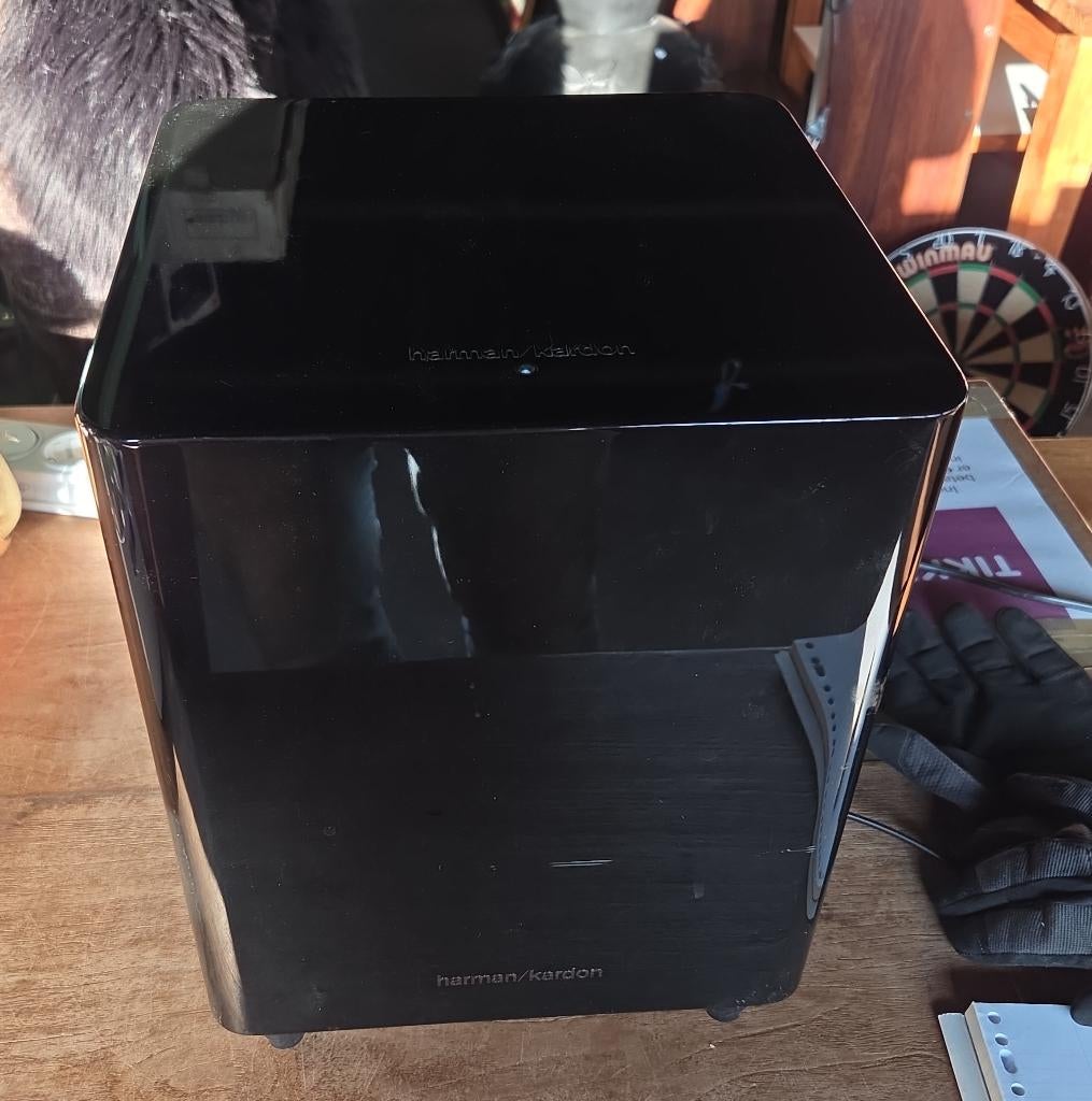 Harman Kardon HKTS200SUB, Subwoofer, Zo goed als nieuw, 60 tot 120 watt, X