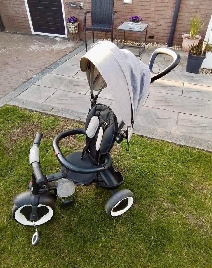 Q Play Rito driewieler, Fietsen en Brommers, Ophalen, Zo goed als nieuw, Duwstang