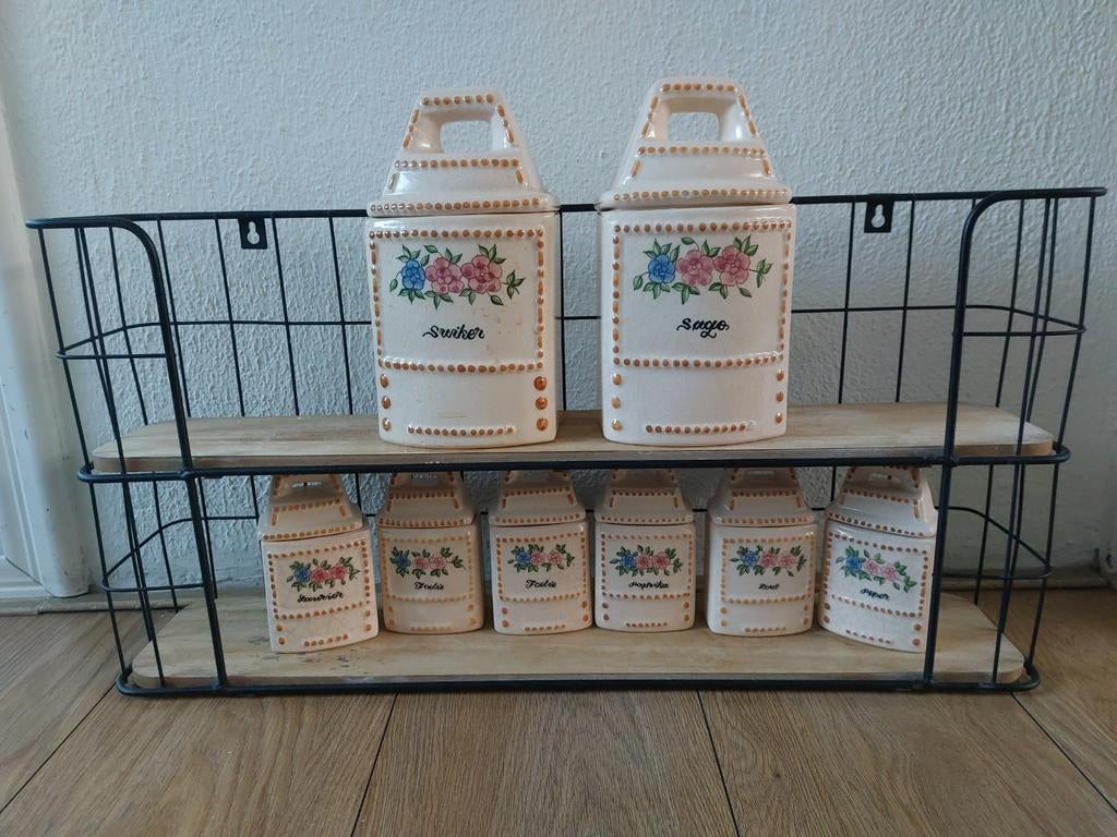 Mooie kruidenpotjes, Antiek en Kunst, Antiek | Keramiek en Aardewerk, Ophalen of Verzenden