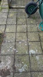 +/- 255 gebruikte tegels 30x30 cm, Ophalen, Zo goed als nieuw, Beton, Terrastegels