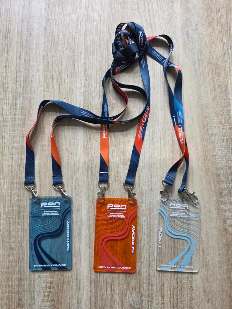 Dutch Grand Prix Pon lounge keycords, Ophalen of Verzenden, Nieuw
