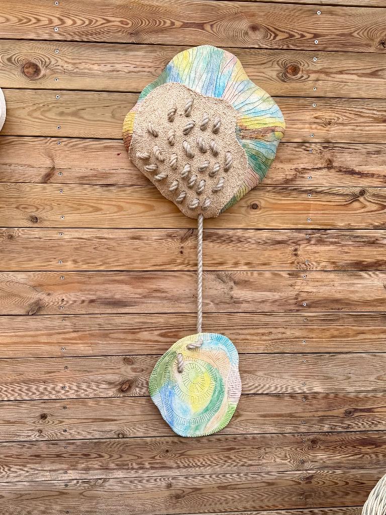 Prachtig kunstwerk van bekende pottenbakker, Ophalen, Steen of Keramiek, Wanddecoratie