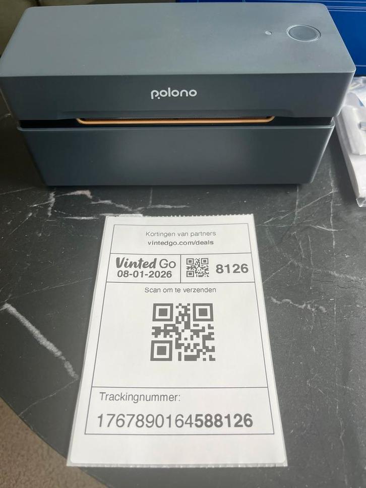 Polono PL80E labelprinter — zo goed als nieuw, Computers en Software, Printers, Zo goed als nieuw, Ophalen of Verzenden