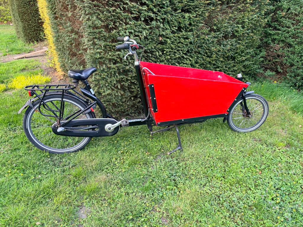 Bakfiets opknapper incl nieuw achterwiel (zelf nog monteren), Fietsen en Brommers, Ophalen, Gebruikt, 2 kinderen, Overige merken
