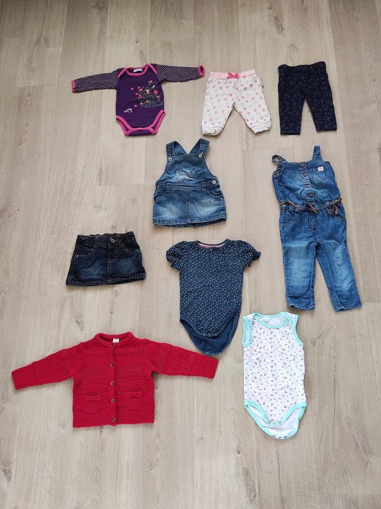 Pakket (P) Meisjeskleding maat 62 t/m 74-80, Ophalen of Verzenden, Gebruikt, Maat 62