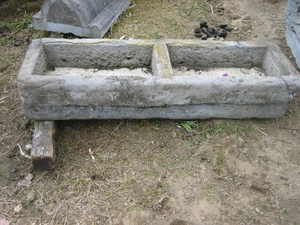 oude dubbele arduinen voederbak,bloembak, Tuin en Terras, Ophalen, Gebruikt