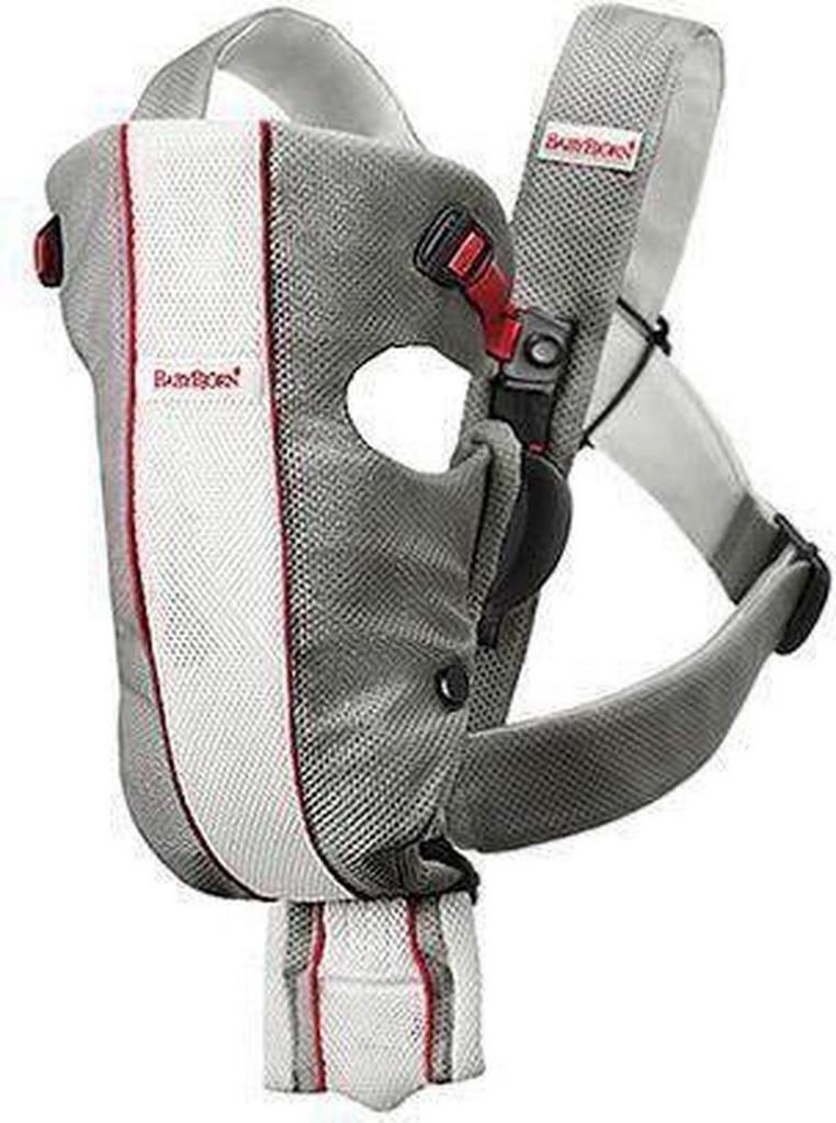 BabyBjörn Draagzak One Air - Grijs/Wit Mesh, Kinderen en Baby's, Babydragers en Draagdoeken, Buik of Rug, Ophalen of Verzenden
