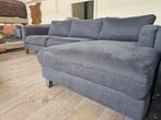 Hoekbank met ruime zitting antraciet, Ophalen of Verzenden