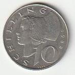 10  shilling  1988  Oostenrijk. km. 2918, Postzegels en Munten, Munten | Europa | Niet-Euromunten, Ophalen of Verzenden, Oostenrijk