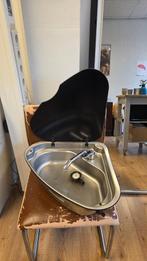 Thetford Basic Line 33 rechter wasbak, Ophalen, Zo goed als nieuw, Rvs, Wastafel