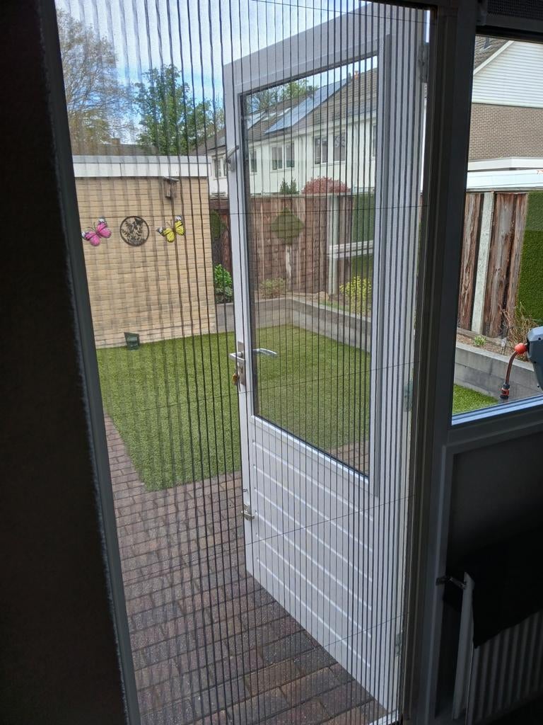 Te koop. Plisse hordeur., Doe-het-zelf en Verbouw, Deuren en Horren, Ophalen, Kunststof, 80 tot 100 cm, Hordeur