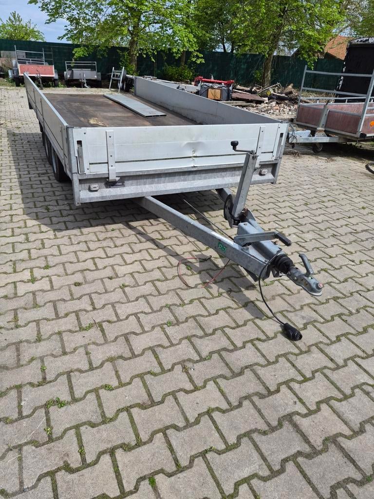 Plateauwagen anssems 4x180, Ophalen of Verzenden, Gebruikt