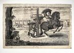18e eeuw Gravure B Dwergentooneel 1710 Adolf van der Laan, Ophalen of Verzenden