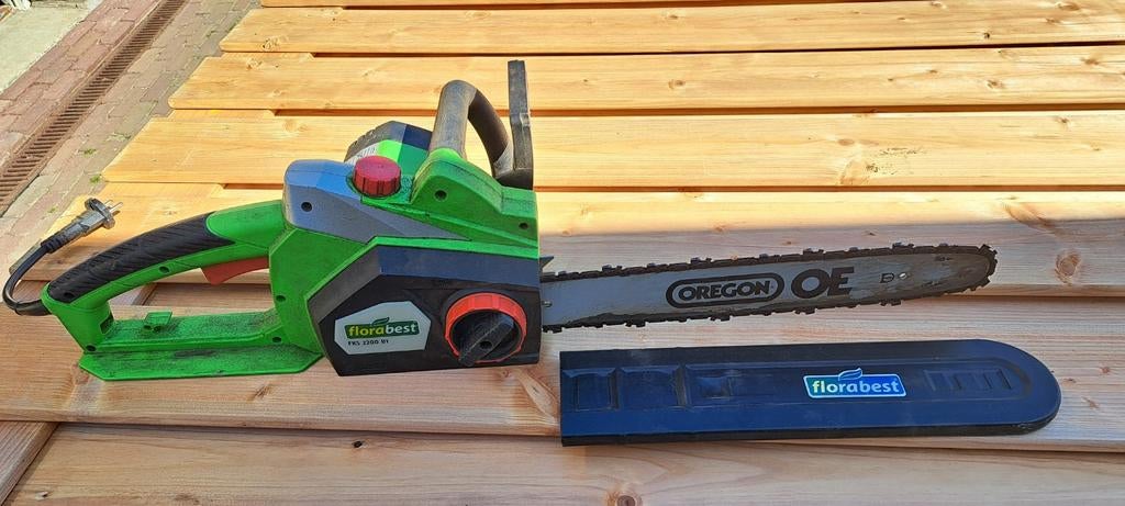 Florabest FKS 2200 B1 Elektrische Kettingzaag, Ophalen of Verzenden, Gebruikt, Boomzaag, Florabest