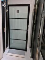 93x211,5cm Binnendeur opdek rechts staallook mat glas SL49, Ophalen, ., Binnendeur, Nieuw
