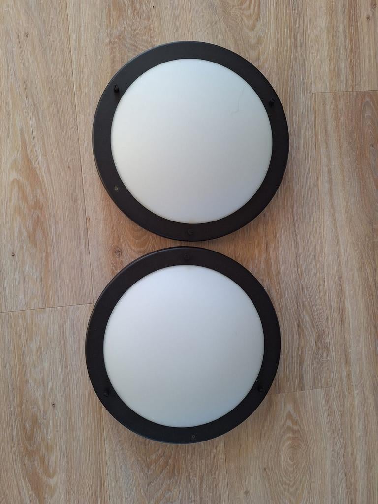 Artdelight - Plafondlamp Yuca 10 Watt zwart - 2 stuks, Ophalen of Verzenden, Zo goed als nieuw, Metaal