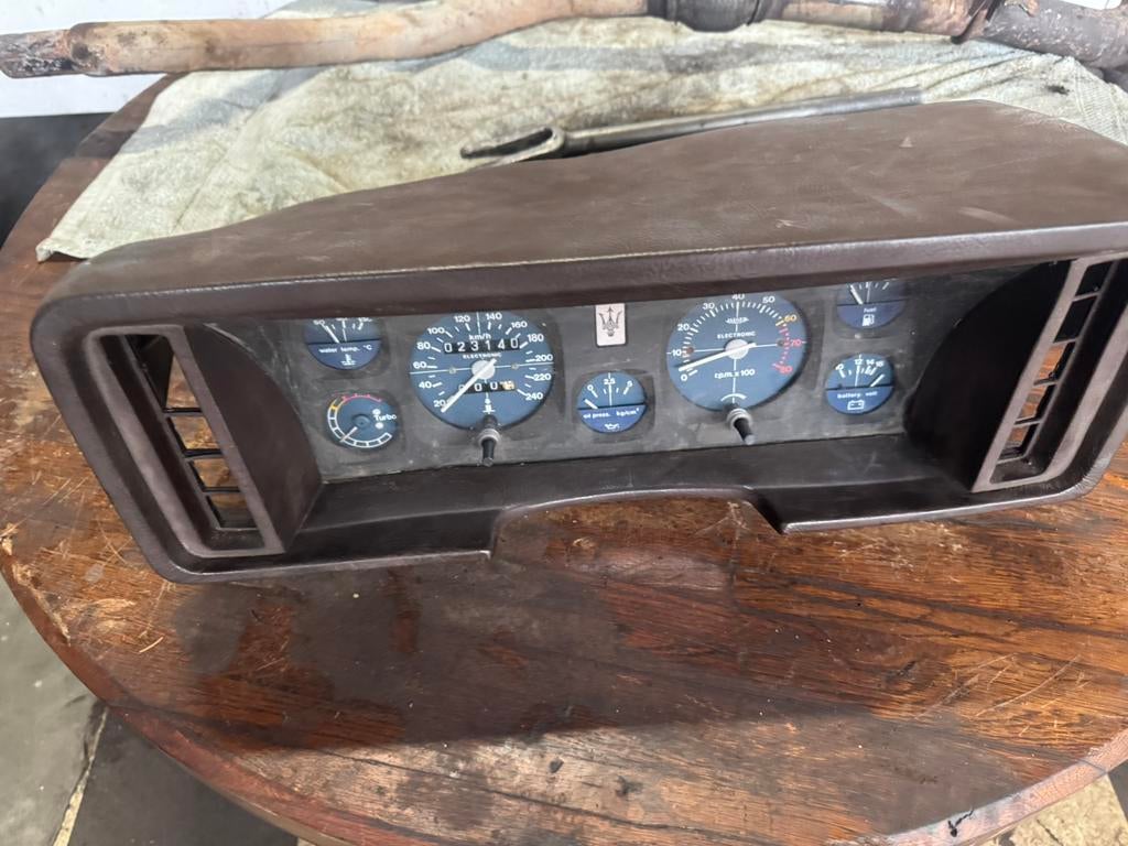 Maserati bi turbo instrumentenpaneel, Ophalen of Verzenden, Maserati