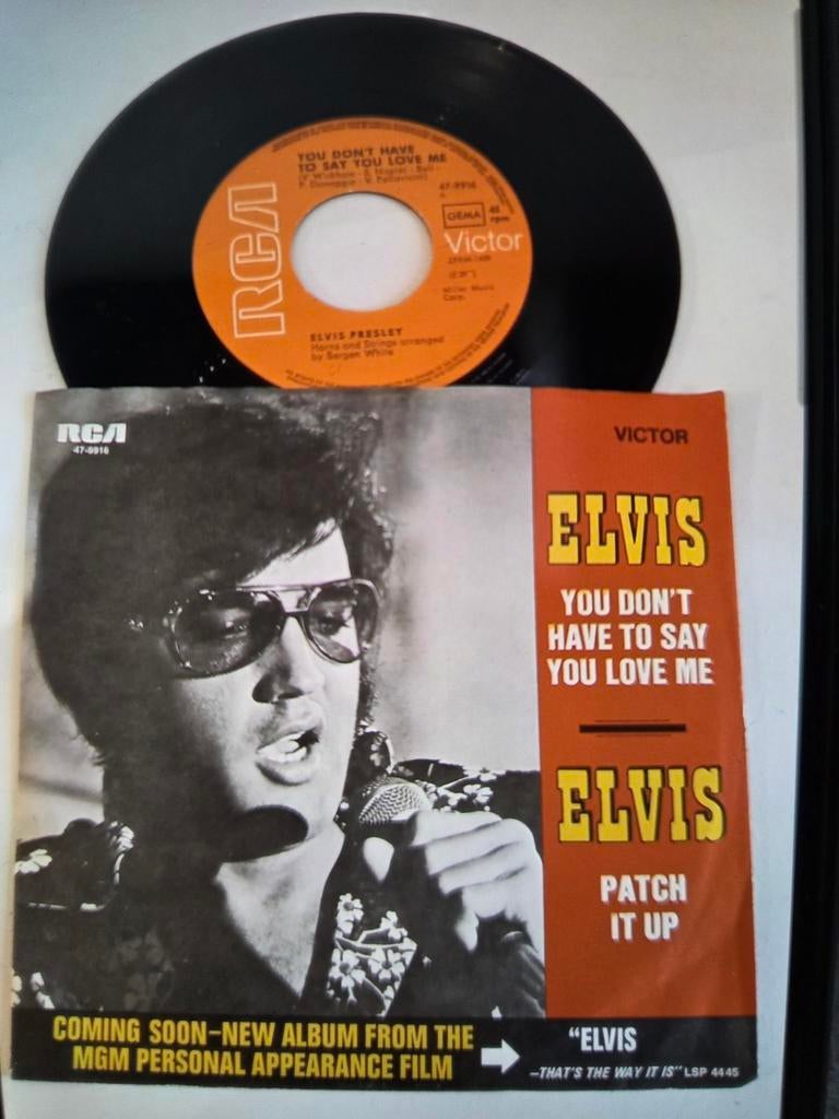 Elvis Presley single - Patch it up, Ophalen of Verzenden, Zo goed als nieuw, Pop