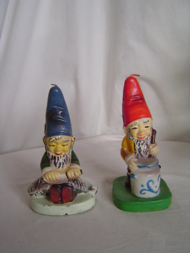 2 Goebel Hummel kaarsen kabouter, Ophalen of Verzenden, Gebruikt, Hummel