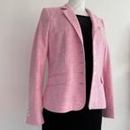 Roze Tweed Blazer 100% Wol - Maat 40, Kleding | Dames, Maat 38/40 (M), Ophalen of Verzenden, Zo goed als nieuw, Jasje