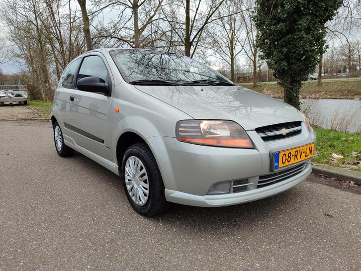 Chevrolet Kalos 1.2 3D 2005 Grijs, Auto's, Chevrolet, Bedrijf, Kalos, ABS, Airbags, Centrale vergrendeling, Elektrische ramen