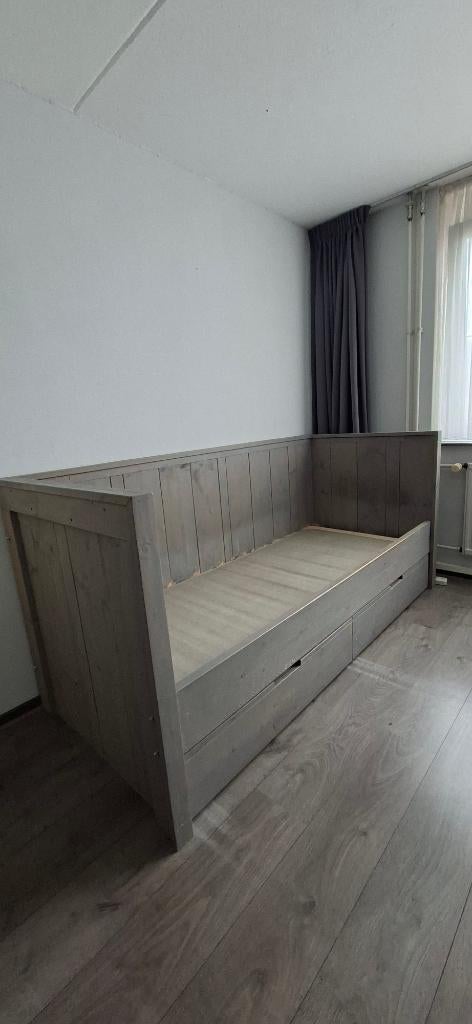 Bed, Huis en Inrichting, Slaapkamer | Bedden, Ophalen, Eenpersoons, Hout