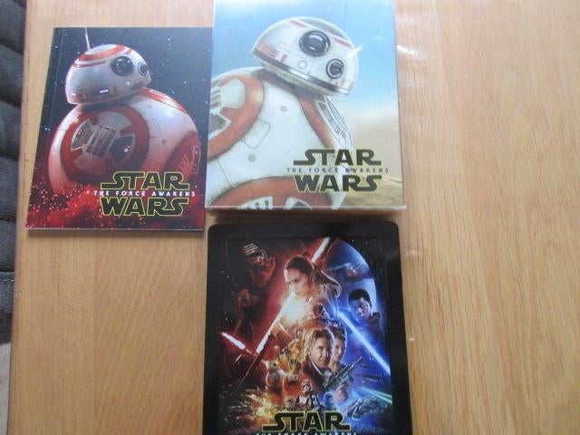 Star wars the force Awakens blu fans BB8 steelbook, Cd's en Dvd's, Blu-ray, Ophalen of Verzenden, Zo goed als nieuw, Science Fiction en Fantasy
