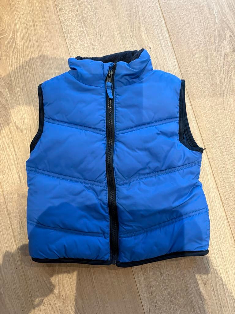 Blauwe Bodywarmer Maat 80, Kinderen en Baby's, Babykleding | Maat 80, Ophalen of Verzenden, Gebruikt, Jongetje of Meisje, Jasje