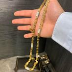 14k gouden ketting magnum schakel 70cm, Ophalen of Verzenden, Zo goed als nieuw, Goud