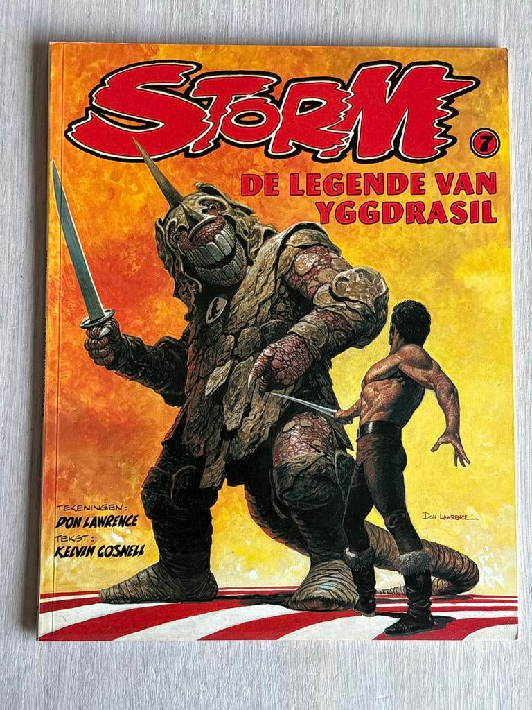 Storm 7: De Legende van Yggdrasil - Don Lawrence, Eén stripboek, Ophalen of Verzenden, Gelezen