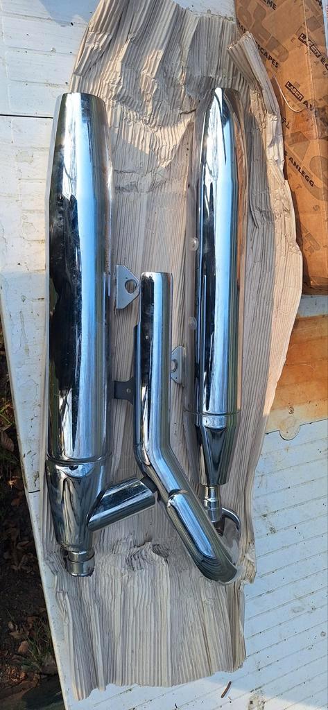 Originele uitlaat Yamaha Dragstar 650 uit 1999, Motoren, Onderdelen | Overige, Ophalen of Verzenden