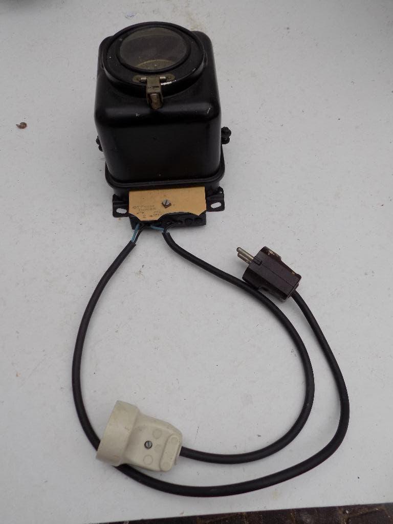 Vintage schakelklok timer, Ophalen of Verzenden, Gebruikt