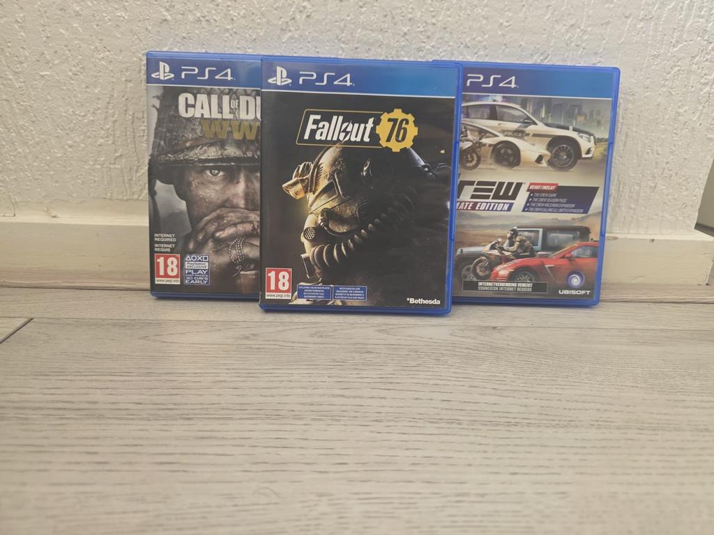 PS4 Games: Call of Duty, Fallout 76, The Crew Ultimate, Online, Gebruikt, Vanaf 18 jaar, Shooter