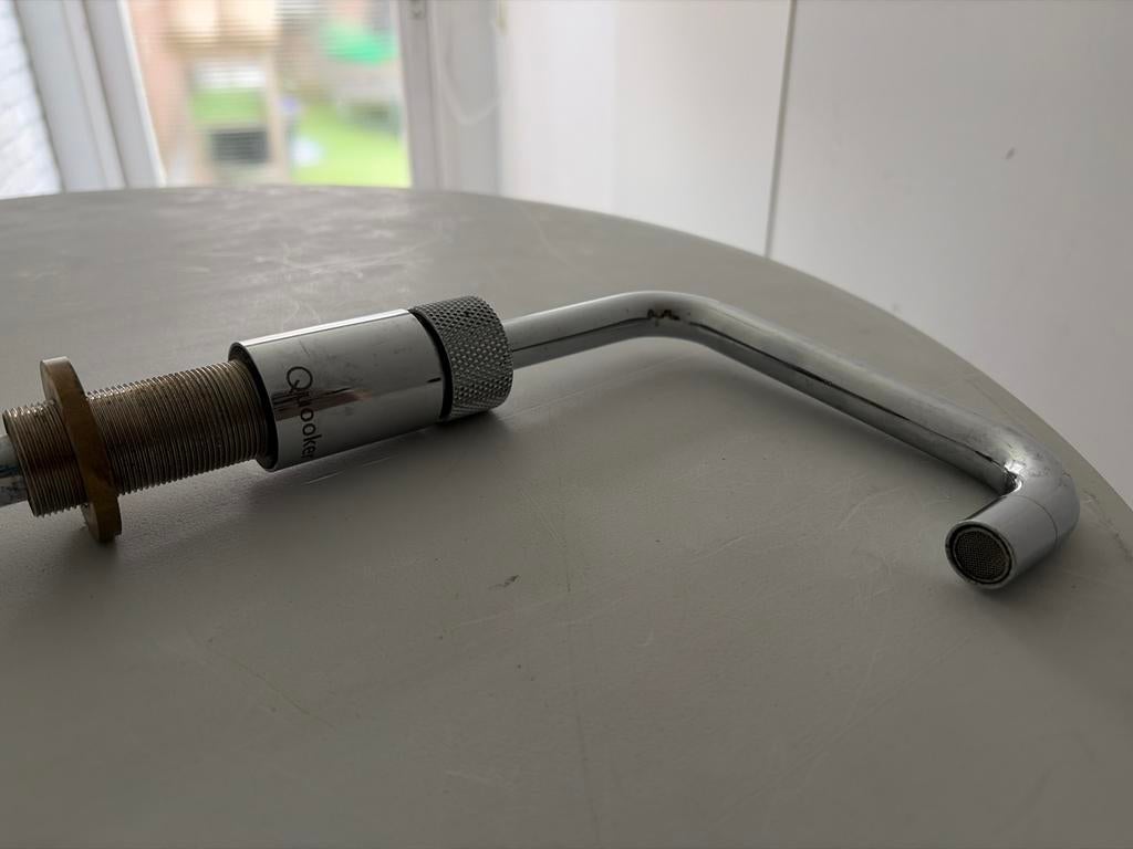 Quooker kraan met slang en aansluiting, Ophalen, Gebruikt, Chroom, Kraan