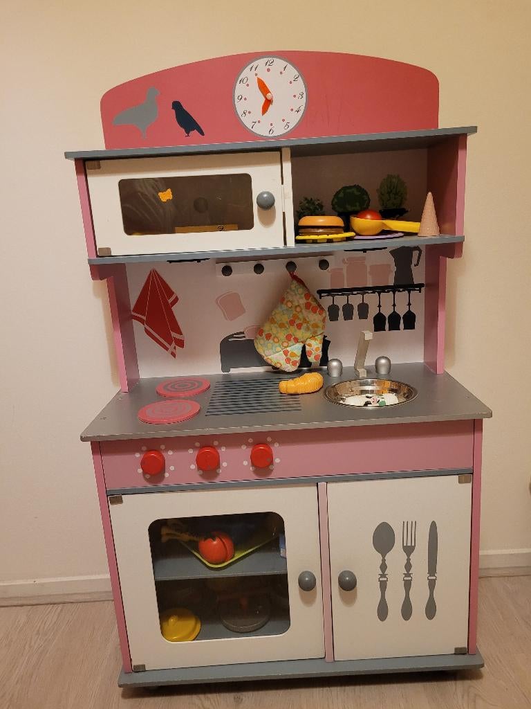 Houten speelkeuken, Ophalen, Gebruikt, Hout, Speelkeuken