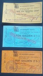 Nederland - Noodgeld - Venray, 25 cent, 1en 5 gulden 1940, Postzegels en Munten, Bankbiljetten | Nederland, Ophalen of Verzenden