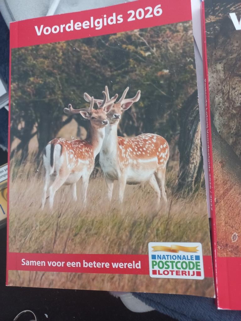 2 voordeelgidsen postcodeloterij 2026 2027, Tickets en Kaartjes