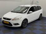 Ford Focus Wagon 1.8 Ghia Flexi Fuel / NIEUWE APK / NETTE AU, Auto's, Ford, Euro 5, Gebruikt, 4 cilinders, Wit