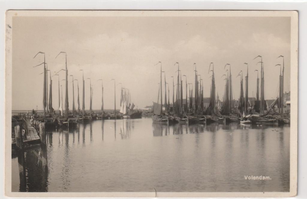 Volendam haven, Ophalen of Verzenden, 1940 tot 1960, Noord-Holland
