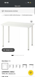 Gratis IKEA bureau/ tafel, Huis en Inrichting, Tafels | Salontafels, Ophalen, Gebruikt, 50 tot 100 cm, Minder dan 50 cm