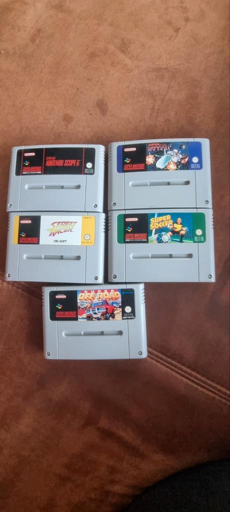 Super Nintendo games, Spelcomputers en Games, Games | Nintendo Super NES, Zo goed als nieuw, Racen en Vliegen, 2 spelers, Vanaf 3 jaar