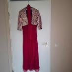 Galajurk met bolero en enveloppetasje, Kleding | Dames, Gelegenheidskleding, Ophalen of Verzenden, Gedragen, Maat 42/44 (L), Galajurk