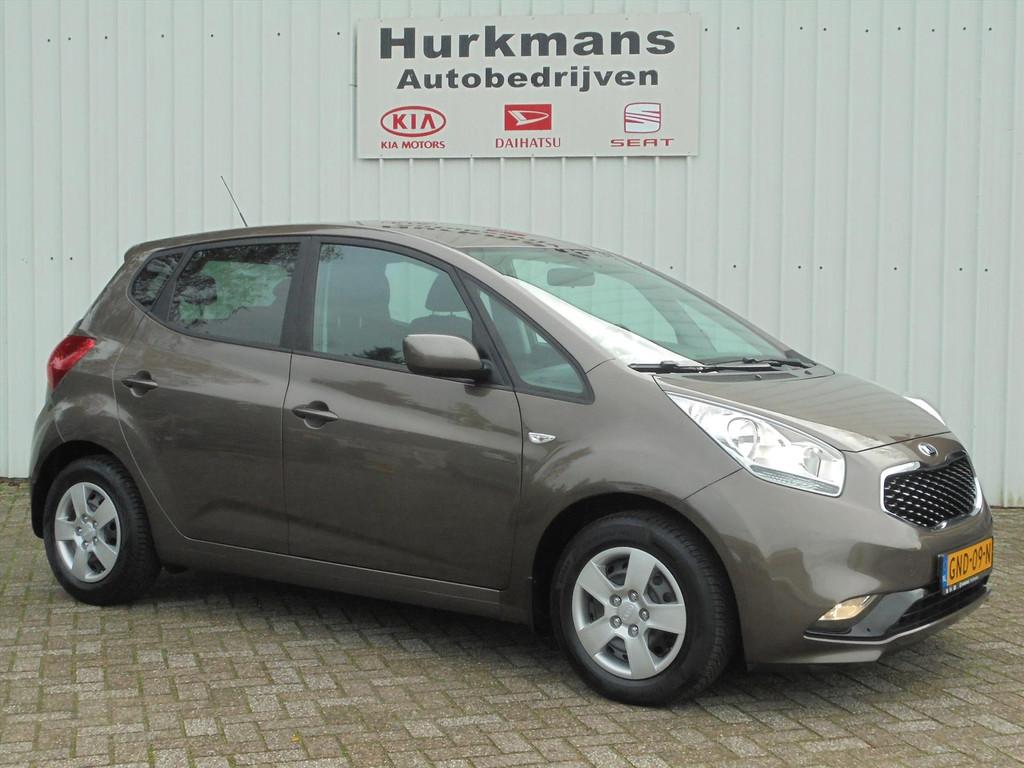 Kia Venga 1.6i AUTOMAAT HOGE INSTAP 63.847 KM ! TREKHAAK, Auto's, Automaat, Stof, Gebruikt, 4 cilinders